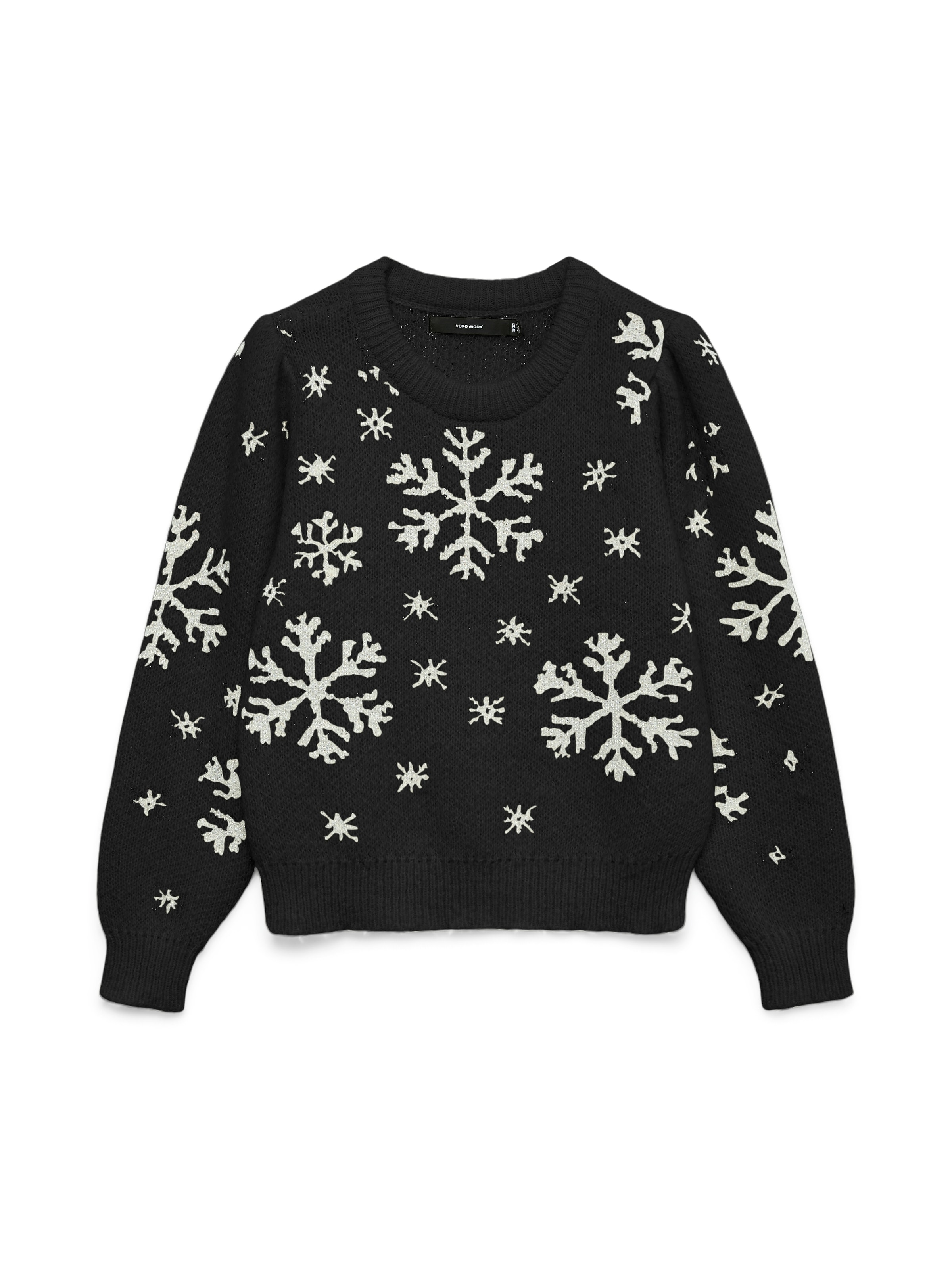 VERO MODA Sweater in Black: front