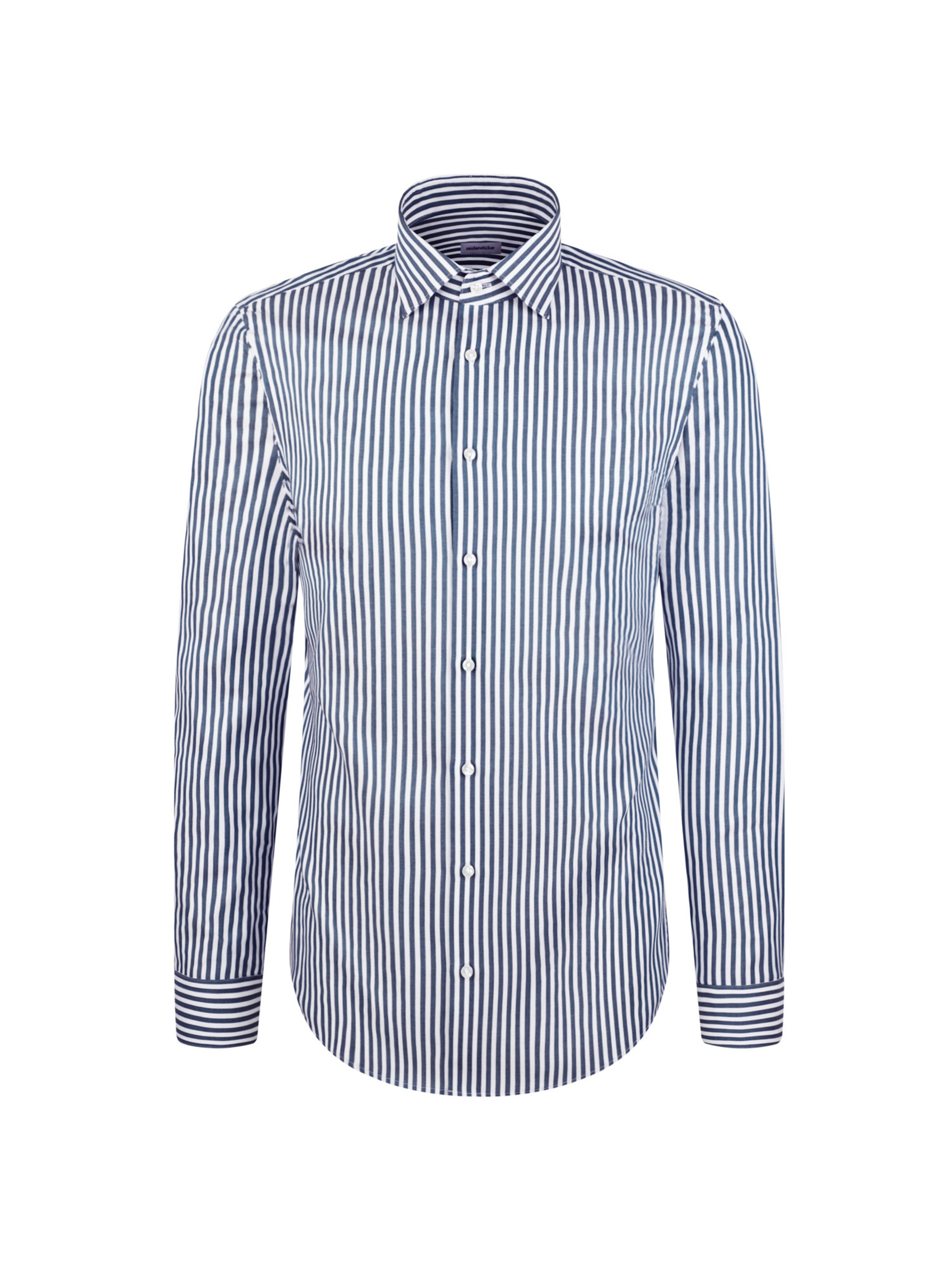 Coupe regular Chemise 'Schwarze Rose' SEIDENSTICKER en vert : devant