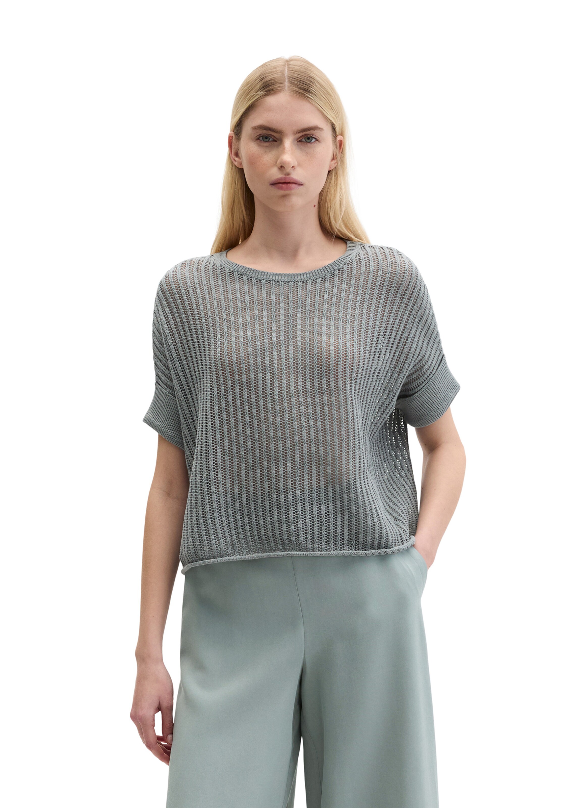 Pull-over Marc O'Polo en gris : devant