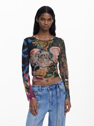 mėlyna Desigual Marškinėliai 'by Mr. Christian Lacroix': priekis