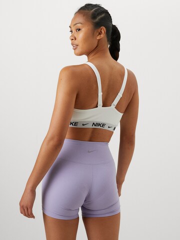 NIKE Бюстье Спортивный бюстгальтер 'INDY' в Белый