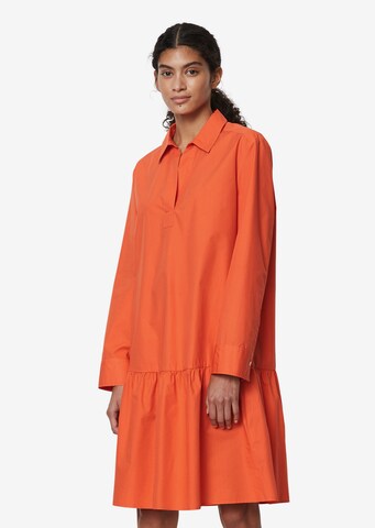 Marc O'Polo Shirt Dress in Orange: front