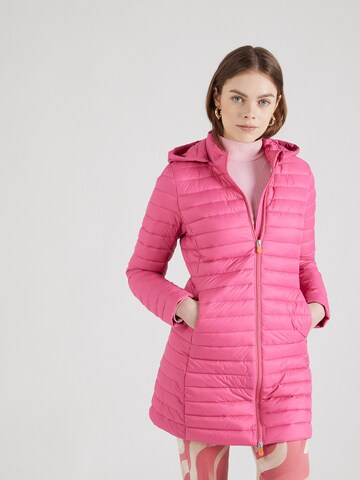 SAVE THE DUCK Between-Season Jacket 'BRYANNA' in Pink: front