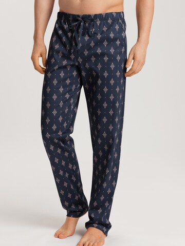 Hanro Pajama pants ' Night & Day ' in Blue: front