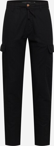 INDICODE JEANS Cargo Pants 'Leonardo' in Black: front