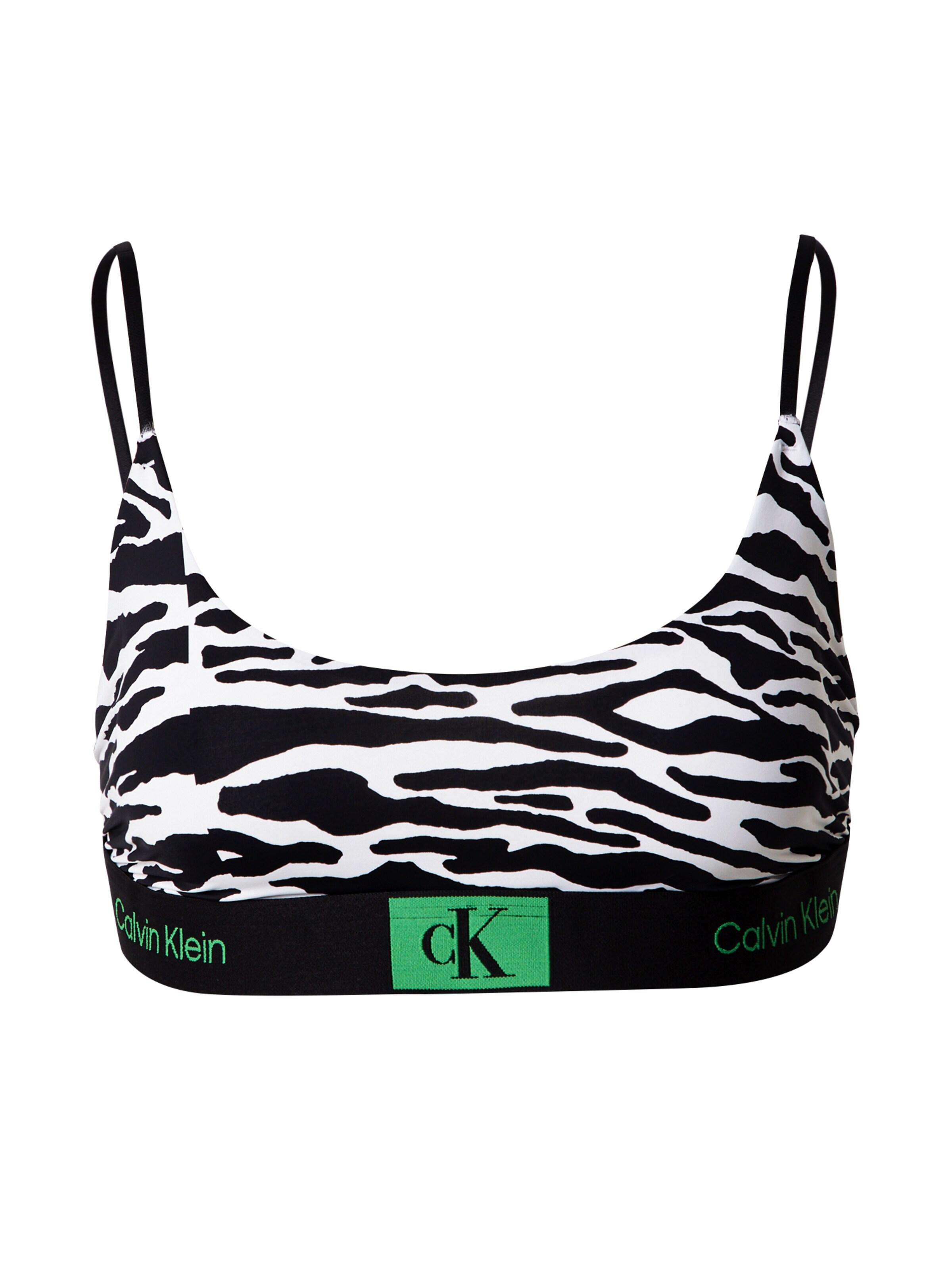 juoda Calvin Klein Underwear Biustjė Liemenėlė: priekis
