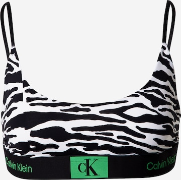 Calvin Klein Underwear Bralette Bra in Black: front