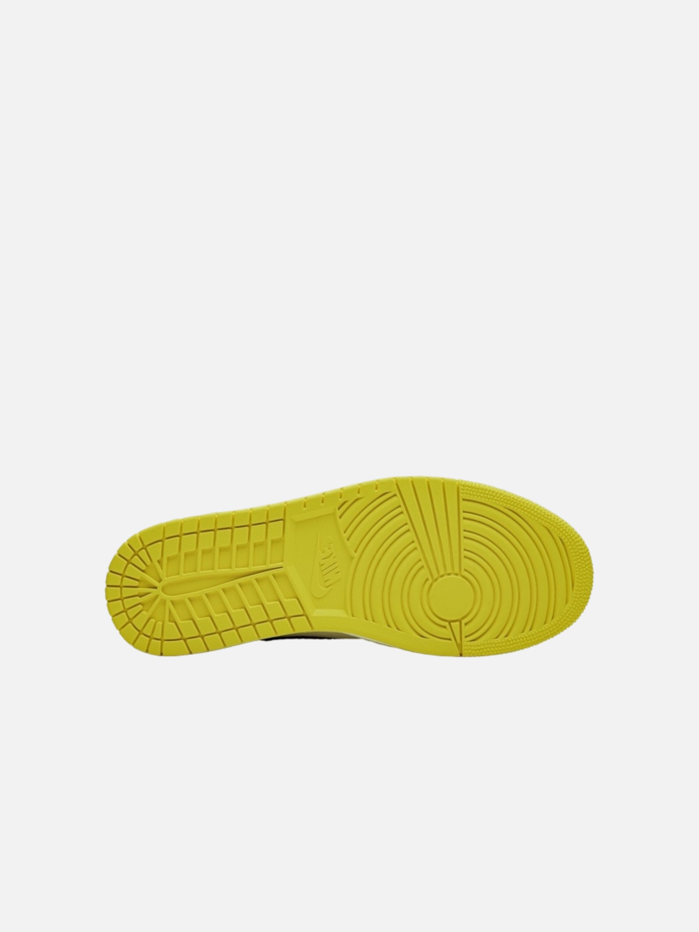 Sneaker alta 'Air 1 Mid Fearless Maison Château' di Jordan in giallo