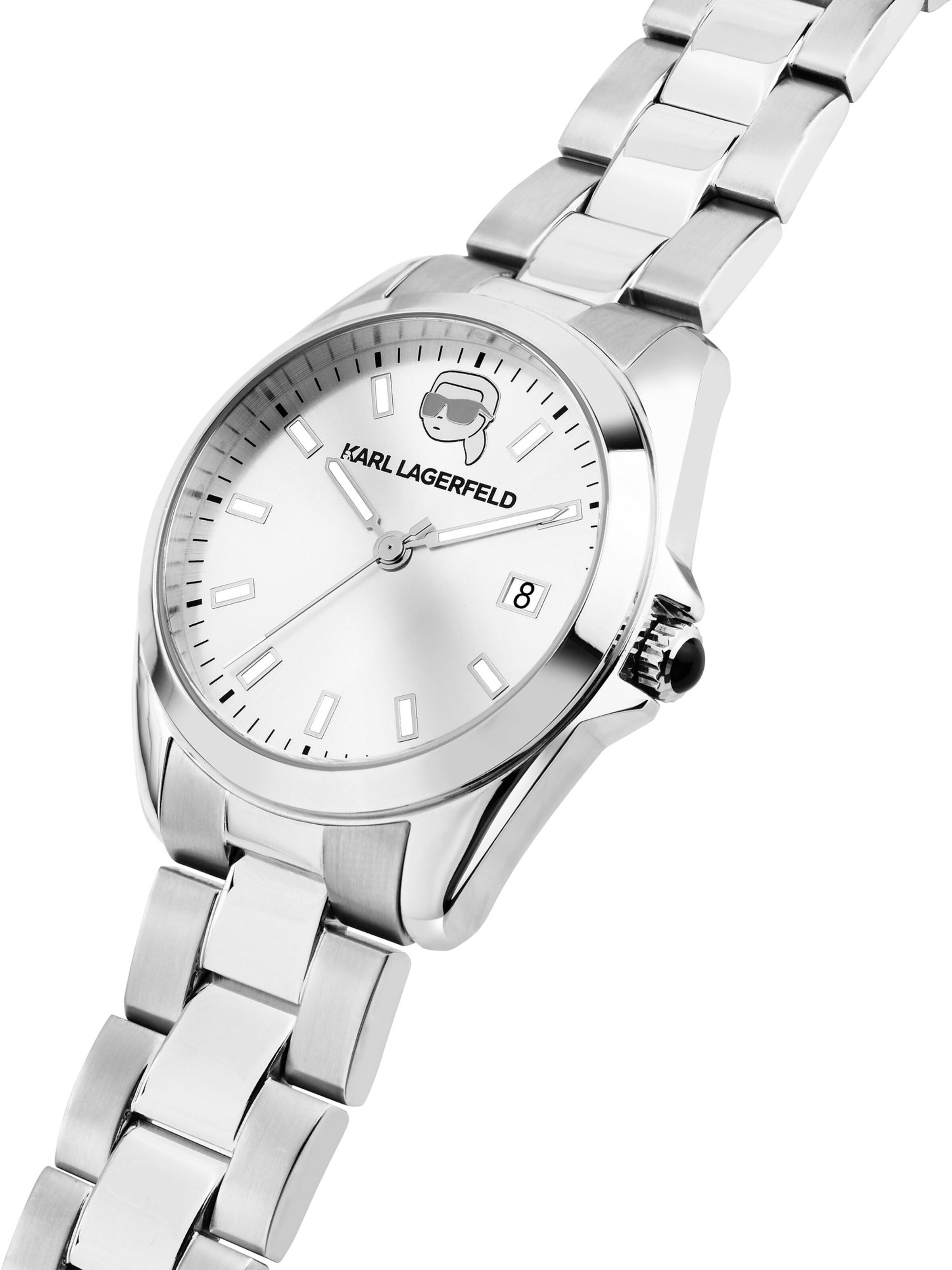 Karl Lagerfeld Uhr in Silber