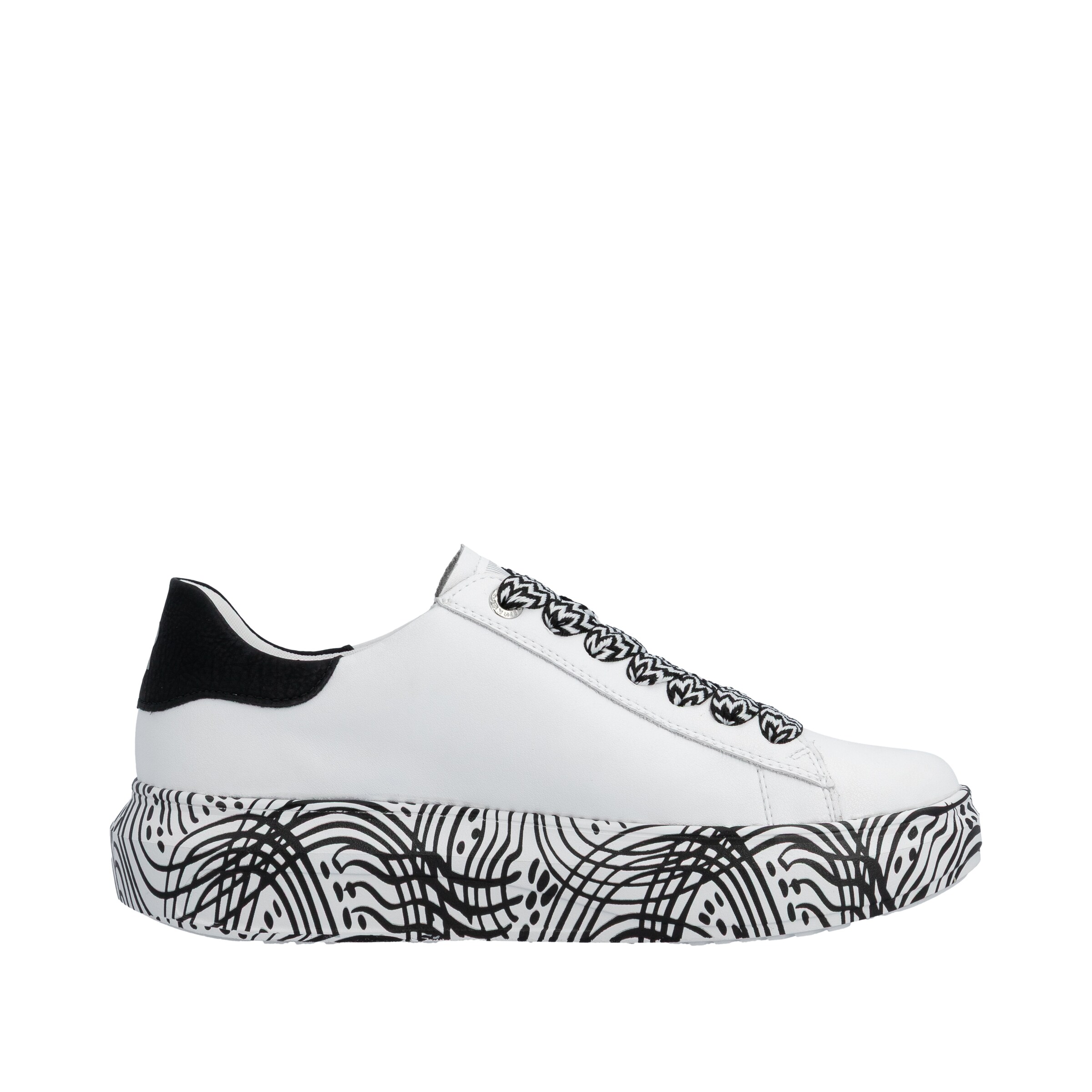 Baskets basses 'W1201' Rieker Sport en blanc