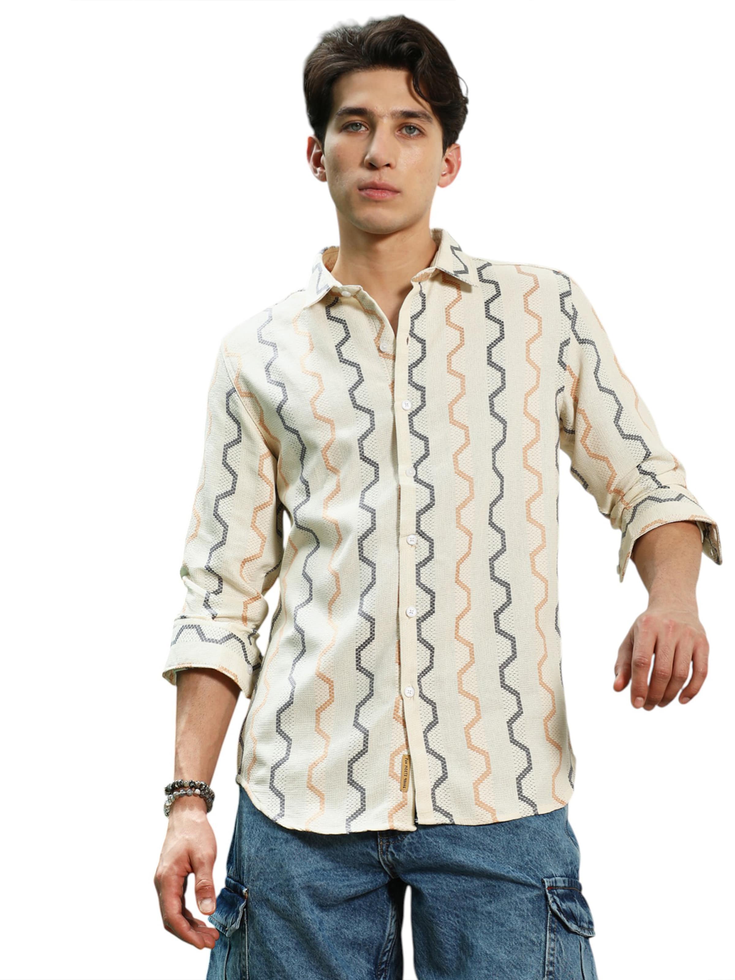 Campus Sutra Regular fit Button Up Shirt 'Jaliyah' in White: front