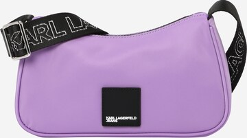 Sac bandoulière 'Urban' KARL LAGERFELD JEANS en violet : devant