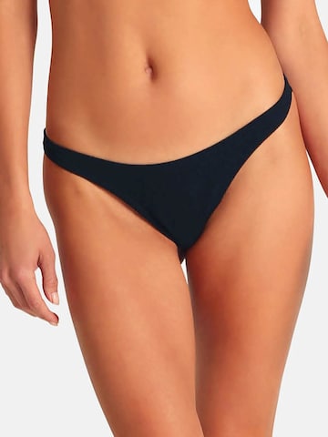 OW Collection Thong 'HOLLY' in Black: front