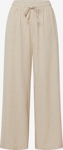 Mavi Wide Leg Hose in Beige: predná strana