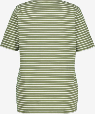 Ulla Popken Pajama Shirt in Green