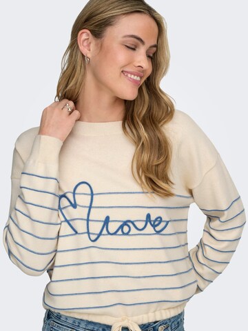 ONLY Sweater 'Signe' in Beige