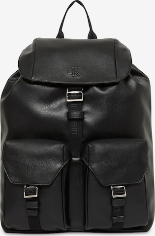 Sac à dos Calvin Klein en noir : devant