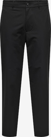 juoda Only & Sons Standartinis „Chino“ stiliaus kelnės 'ONSFlex': priekis