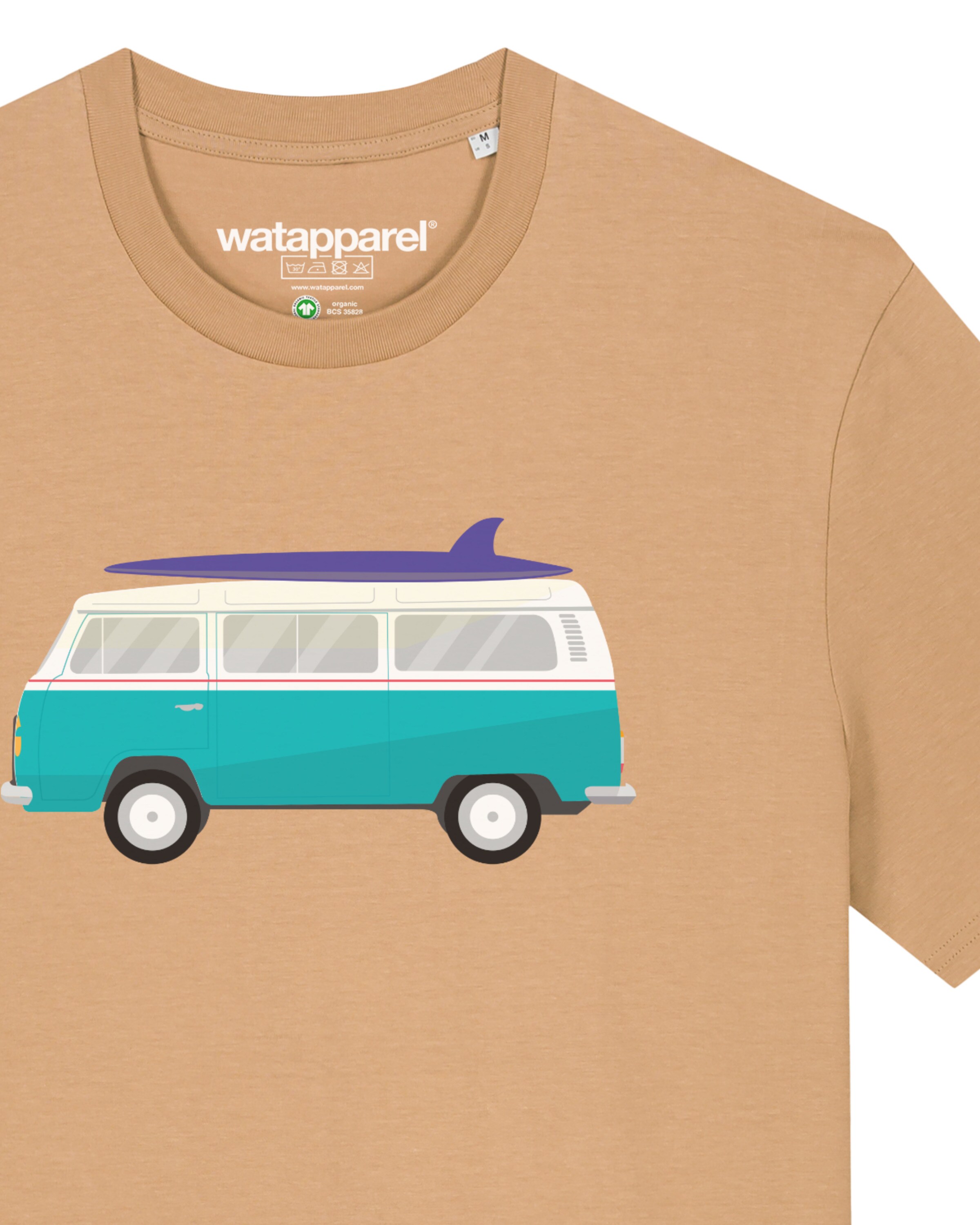 Maglietta ' California Dream ' di Watapparel in beige