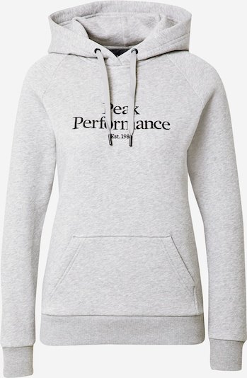 Felpa sportiva PEAK PERFORMANCE di colore grigio sfumato / nero, Visualizzazione prodotti