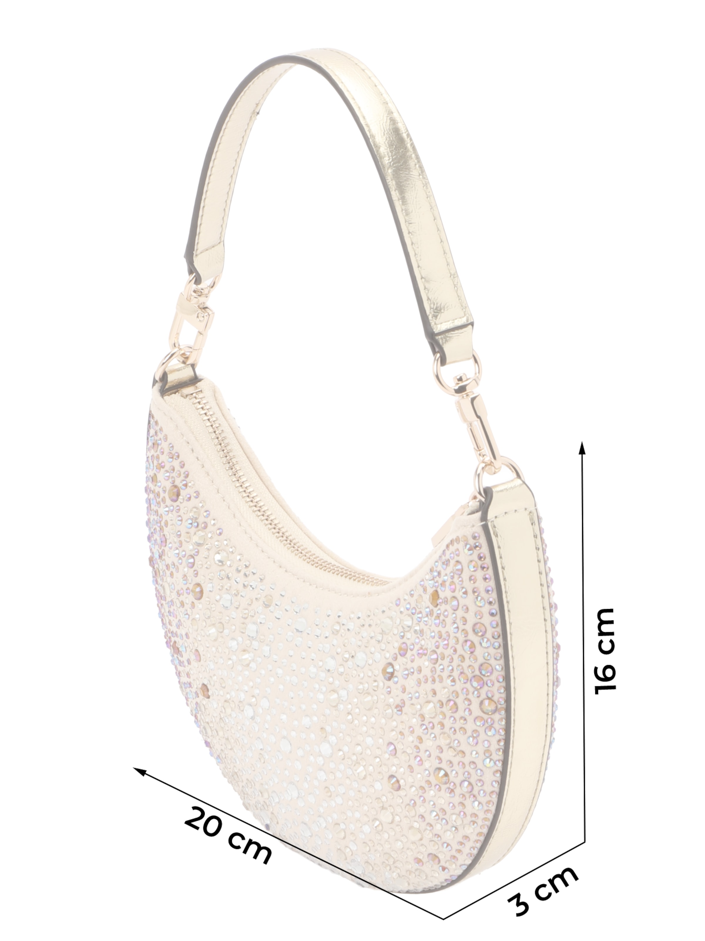 GUESS - Mala de ombro 'TASMIN' em bege