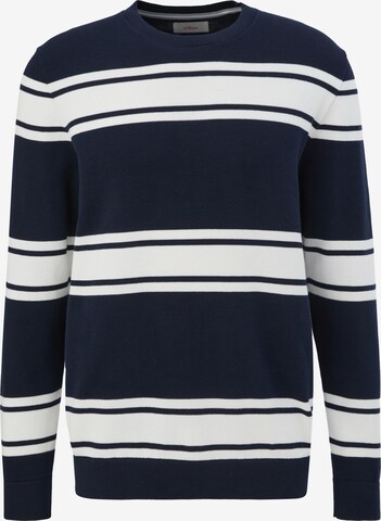 Pull-over s.Oliver en bleu : devant