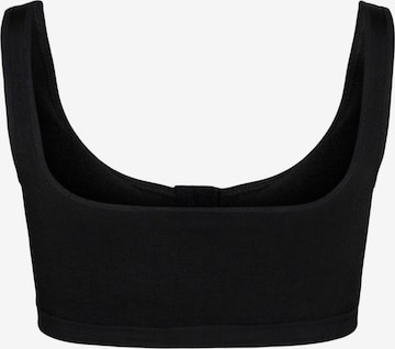 Devoted by Zizzi Bandeau Bra in Black