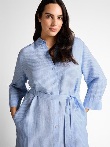 Tom Tailor Women + Shirt Dress in Blue