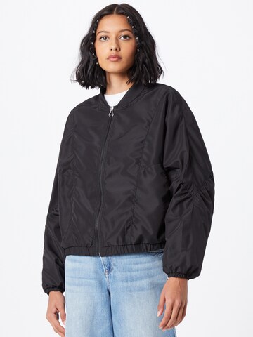 Urban Classics Between-Season Jacket in Black: front