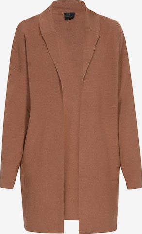 DreiMaster KlassikKardigan 'Classic Look' - smeđa boja: prednji dio