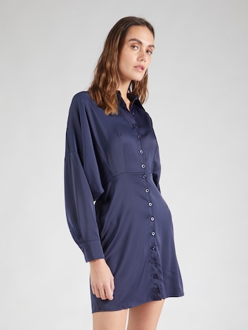 SISTERS POINT - Vestidos camiseiros 'GAGE' em azul: frente