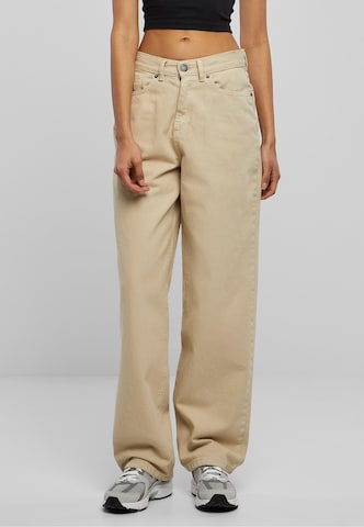 Urban Classics Wide leg Jeans in Beige