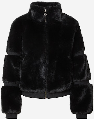 juoda GUESS Demisezoninė striukė: priekis