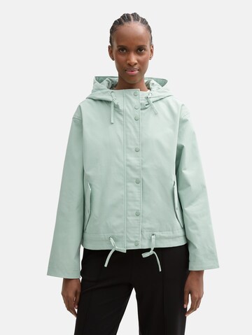 TOM TAILOR DENIM Between-Season Jacket in Green: front