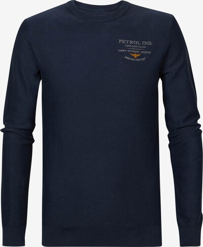 Petrol Industries Sweater 'Barlett' in Navy / Grey / Orange, Item view