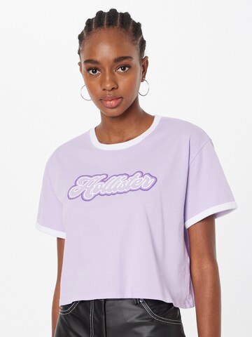 HOLLISTER - Camiseta en lila: frente