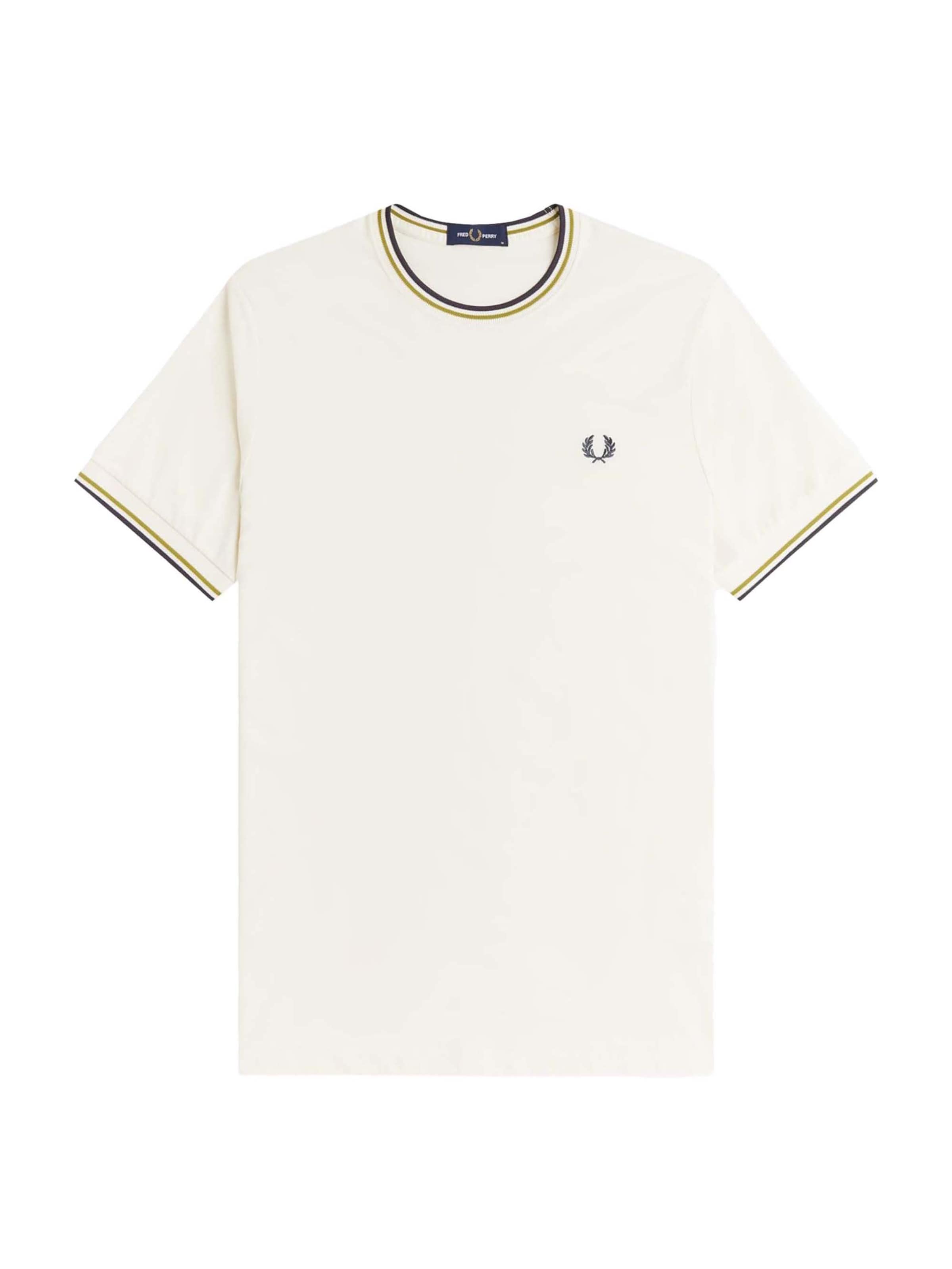 Fred Perry Shirt in Beige: front
