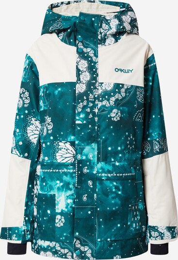 OAKLEY Sportjacke 'AURORA' in jade / offwhite, Produktansicht