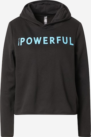 ONLY PLAY Athletic Sweatshirt 'FUD' in Black: front