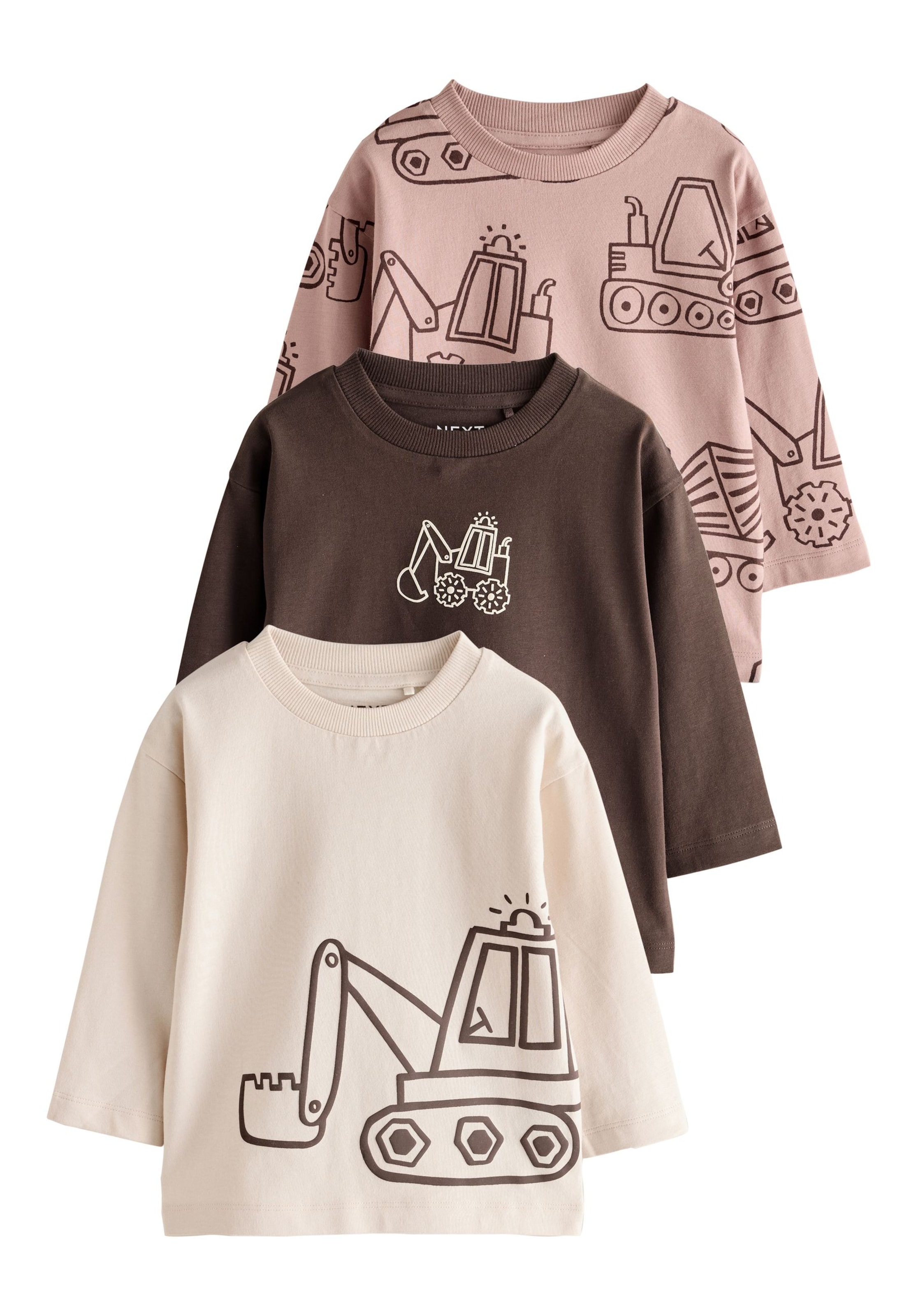 Next Shirt in Beige: voorkant