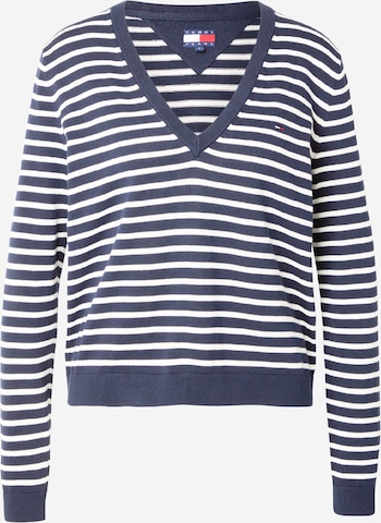 Tommy Jeans Neulepaita 'ESSENTIAL' värissä sininen: etupuoli