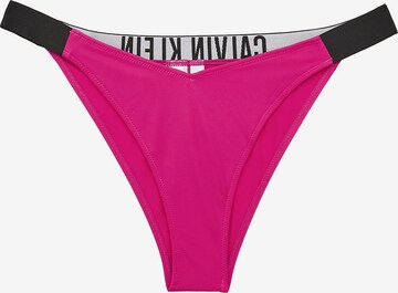 Calvin Klein Swimwear Bikinibroek in Roze: voorkant