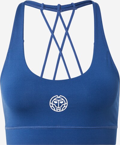 BIDI BADU Sport-BH 'Letty' in ultramarinblau / weiß, Produktansicht