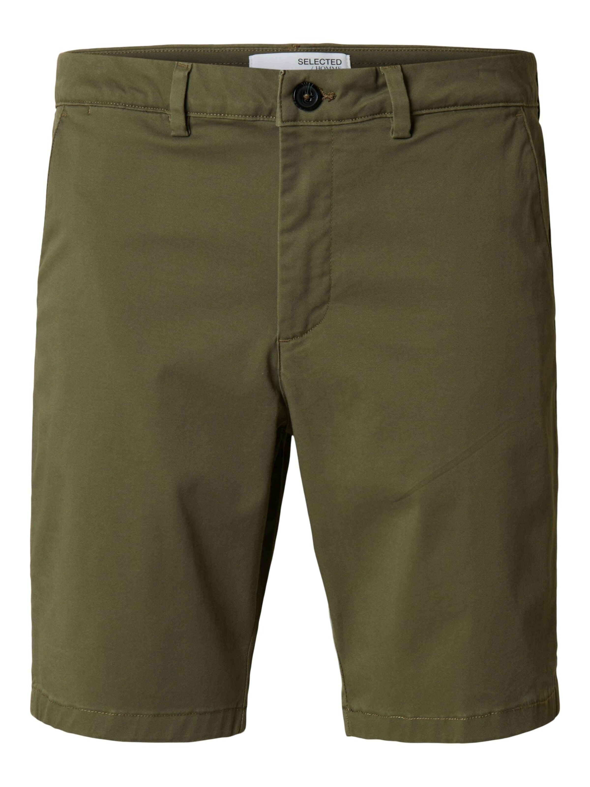 SELECTED Regular Trousers '16092329' in Green: front