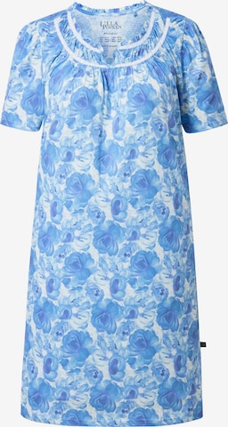 Ulla Popken Nachthemd in Blau: Vorderseite