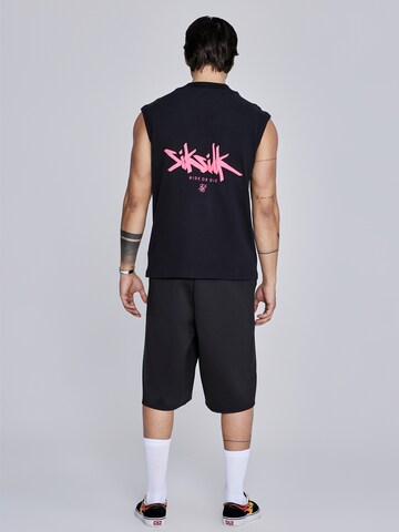 T-Shirt SikSilk en noir