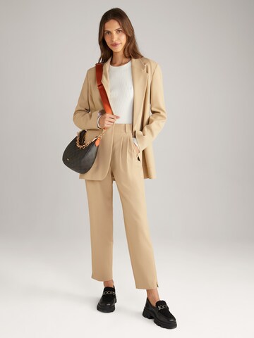 JOOP! Loose fit Pleat-Front Pants in Beige