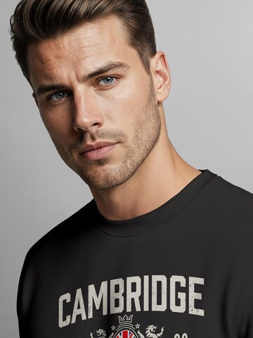 Neverless Sweatshirt 'Cambridge' in Black