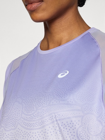 ASICS Λειτουργικό μπλουζάκι 'ROAD FADE' σε λιλά