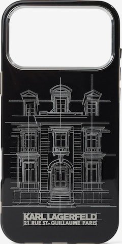 Karl Lagerfeld Smartphonehülle in Schwarz: Vorderseite